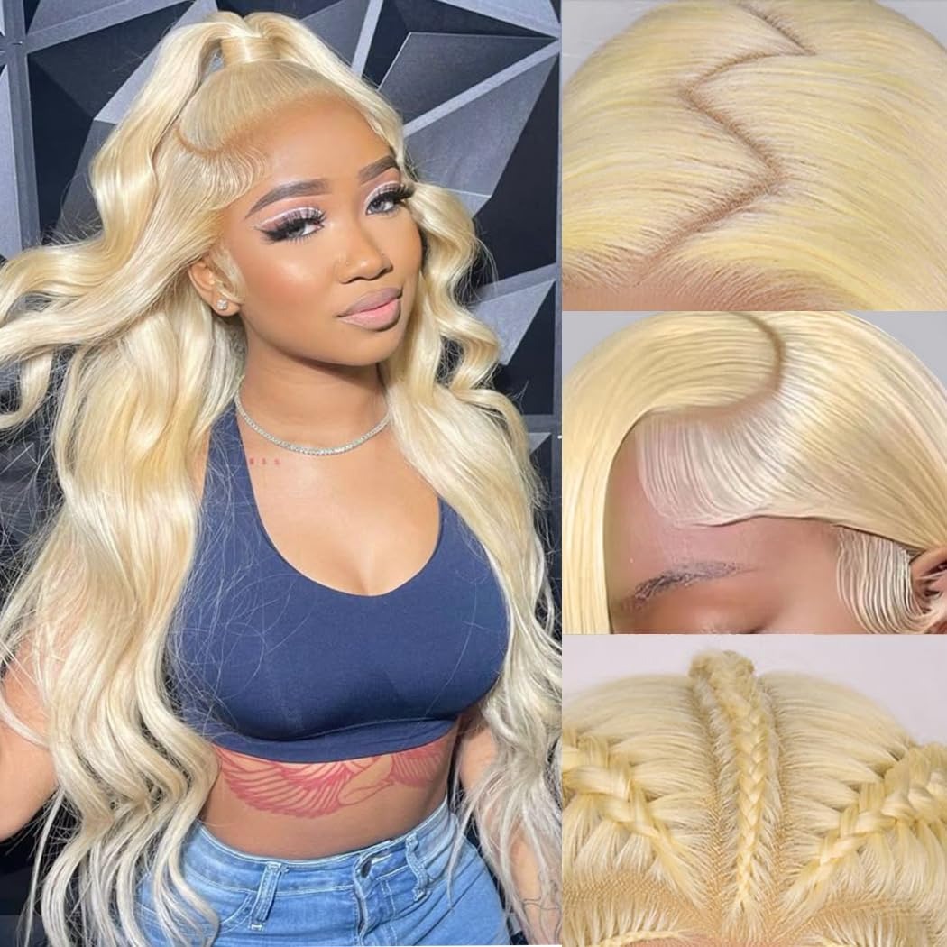 613 Blonde Body Wave Lace Front Wig - Parrucca Frontale in Pizzo HD 613,