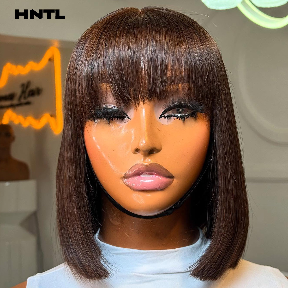 Pre Parted 13X4 Lace Front Bob Wig - Parrucca Bob Wear & Go senza