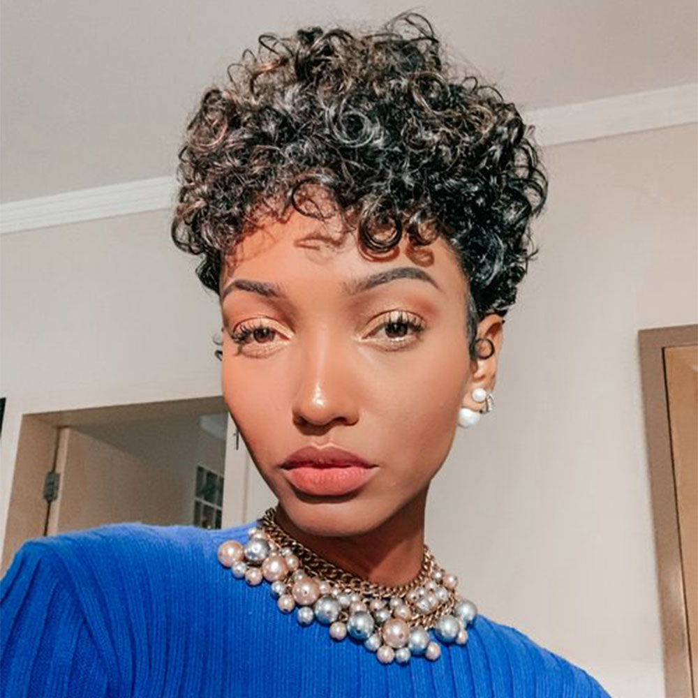 Short Pixie Cut Wig Human Hair Cheap - Parrucca corta con taglio pixie Parrucche