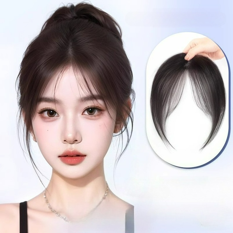 Seamless Clip In Hair Extensions Human Hair - Frangia per capelli umani ultraleggera Reissue
