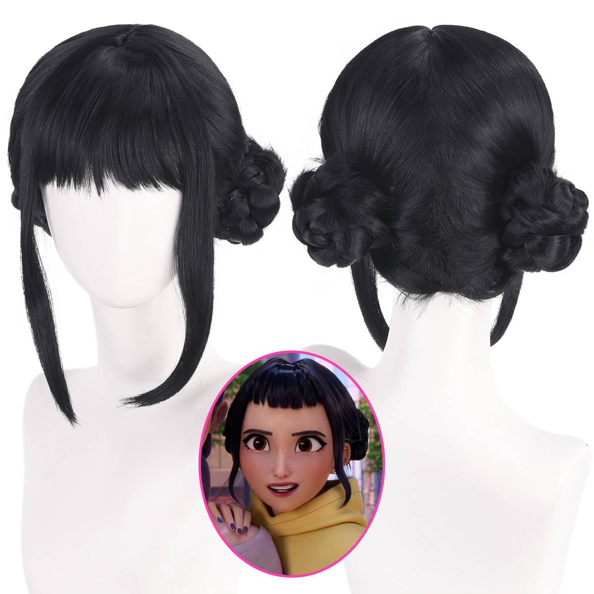 Synthetic Braided Wigs For Black Women - Parrucca cosplay Zoey 33 cm Fasci