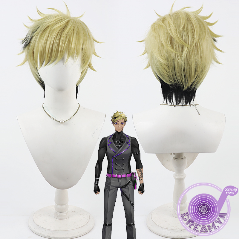 Synthetic Wigs - Parrucca cosplay Vantacrow Bringer Vtuber giallo