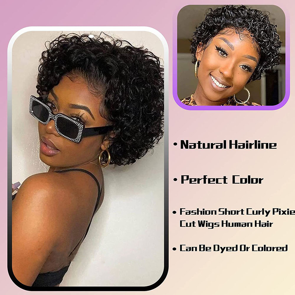 Parrucca corta con taglio pixi - Short Pixie Cut Wig Human Hair Cheap recensione e prezzo