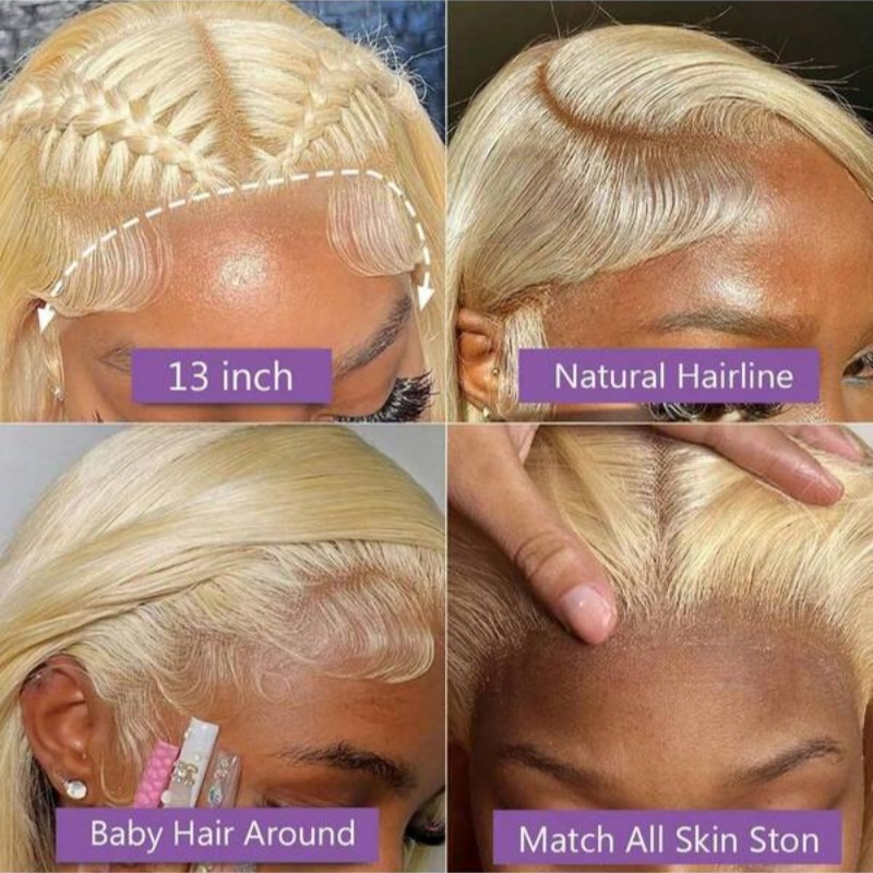 Parrucca per capelli umani bio - 613 Blonde Body Wave Lace Front Wig recensione e prezzo