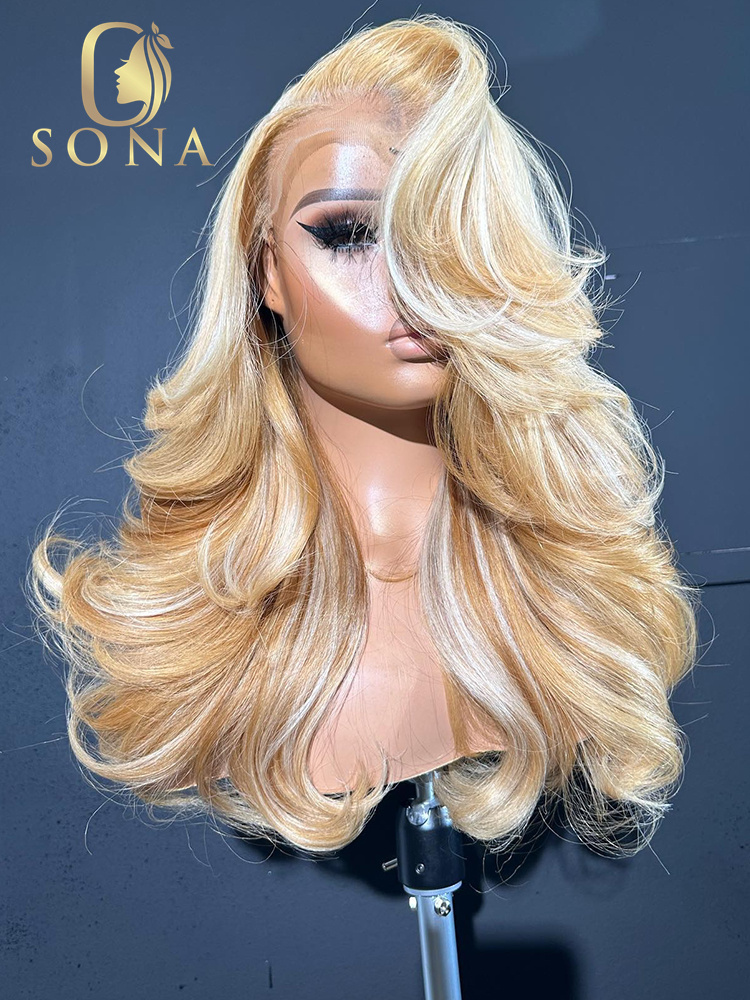 613 #   27 #   Parrucca in Cap - 613 Blonde Body Wave Lace Front Wig recensione e prezzo