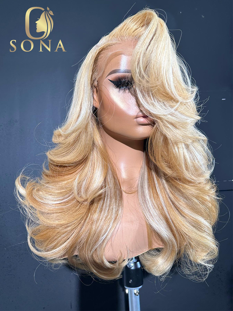 613 #   27 #   Parrucca in Cap - 613 Blonde Body Wave Lace Front Wig recensione e prezzo