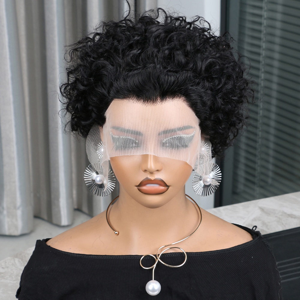 Parrucca Pixie Cut in Capelli  - Short Pixie Cut Wig Human Hair Cheap recensione e prezzo