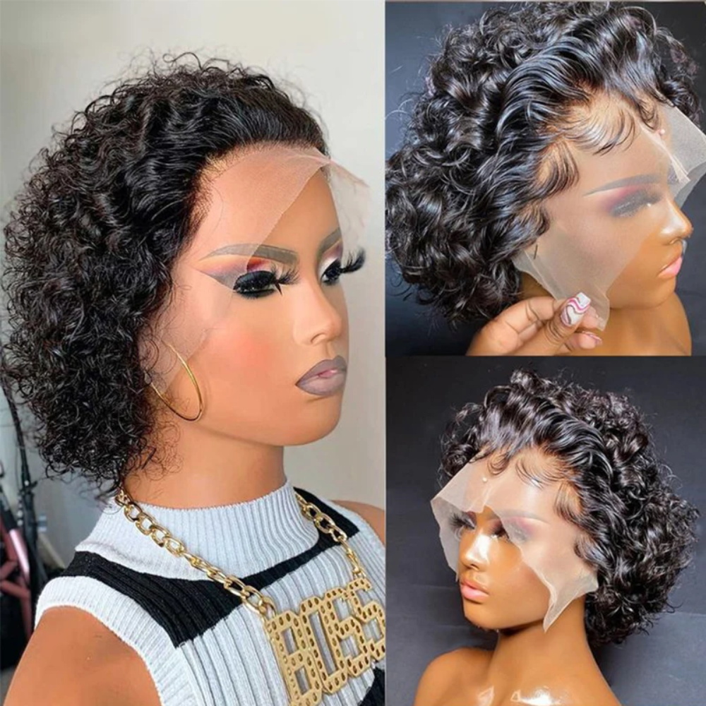 Parrucca Pixie Cut in Capelli  - Short Pixie Cut Wig Human Hair Cheap recensione e prezzo
