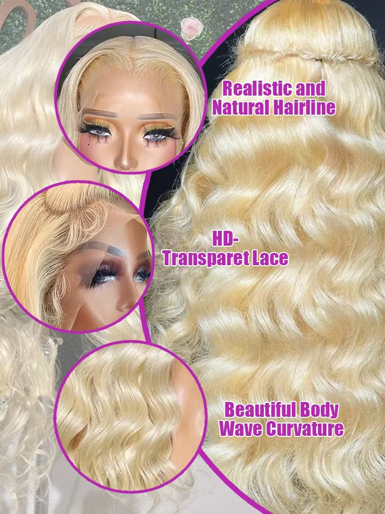 Parrucca in Capelli Umani Bion - 613 Blonde Body Wave Lace Front Wig recensione e prezzo