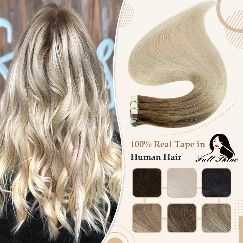 Nastro Omber Full Shine nelle  - Invisible Tape In Extensions Real Hair recensione e prezzo