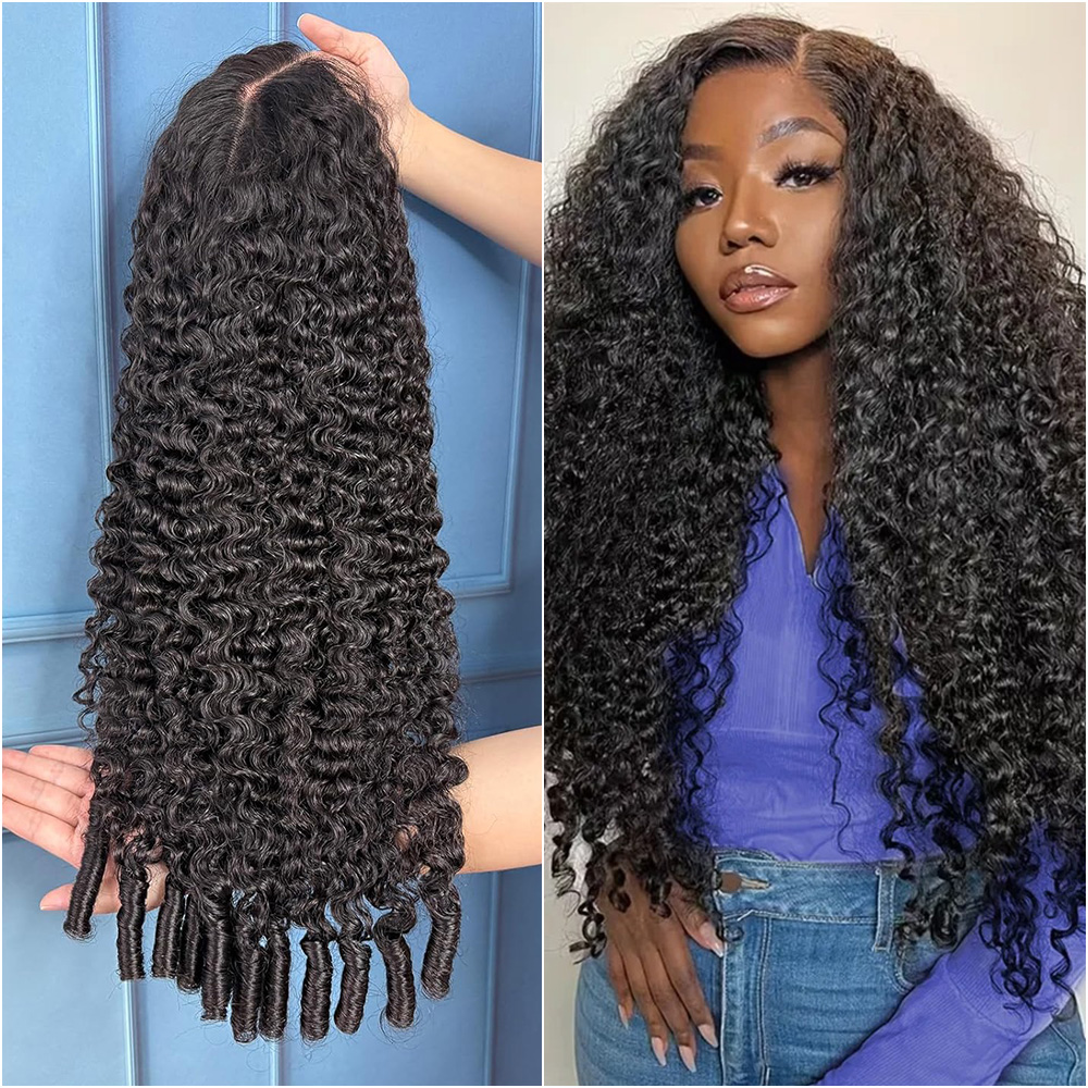 Densità 220% 12A Capelli Ricci - Hd Lace Frontal Wig Human Hair Pre Plucked recensione e prezzo