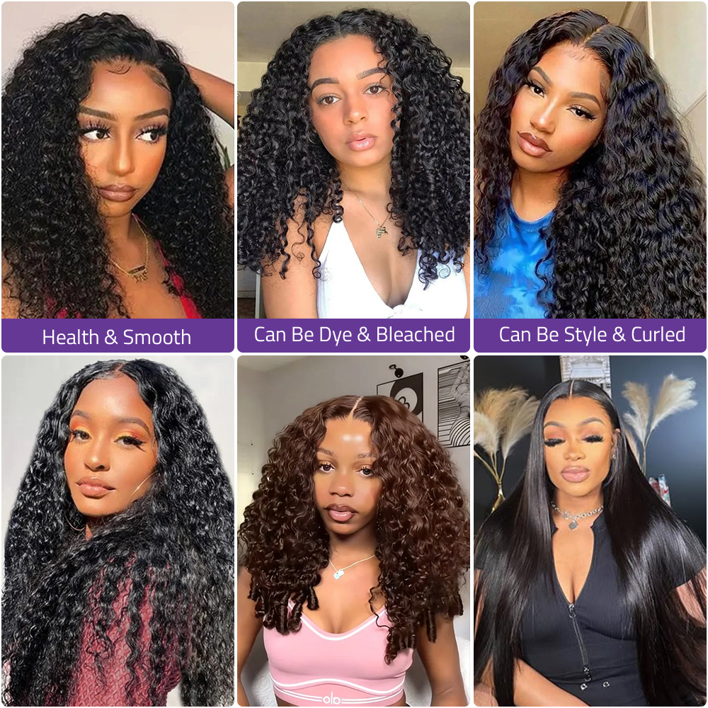 Densità 220% 12A Capelli Ricci - Hd Lace Frontal Wig Human Hair Pre Plucked recensione e prezzo