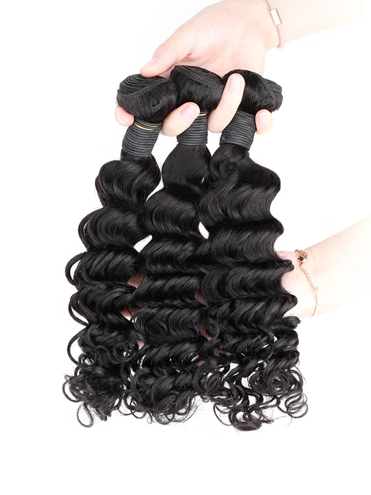 Fasci di onde profonde con chi - Deep Wave 3 Bundles With Closure recensione e prezzo