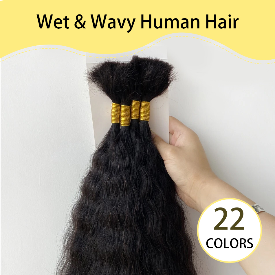Yelo Capelli intrecciati umani - Water Wave Bulk Human Hair For Braiding recensione e prezzo
